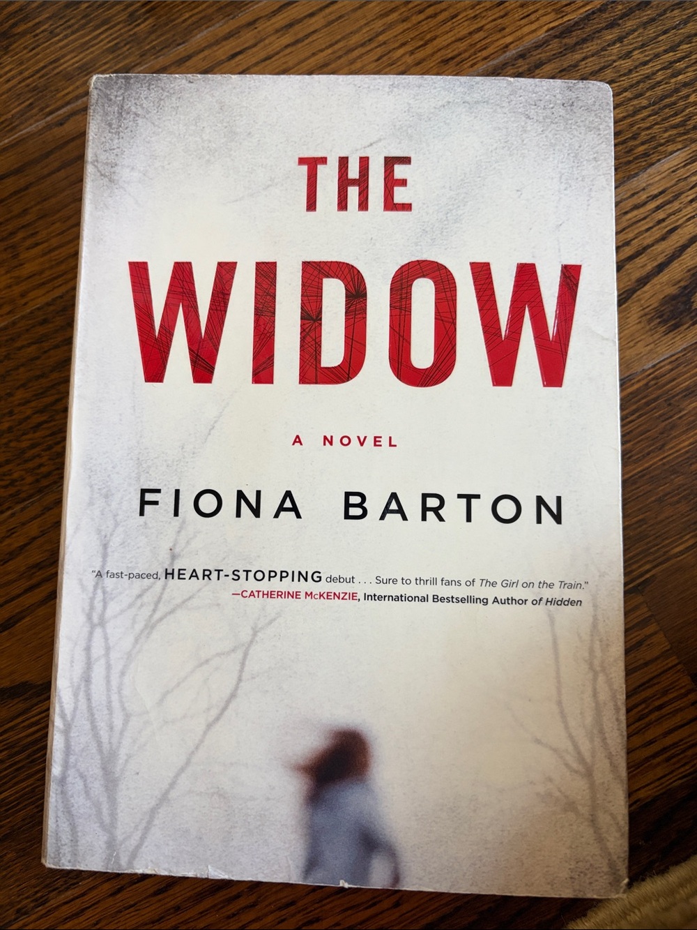 The Widow by Fiona Barton - White & Red Paperback Novel